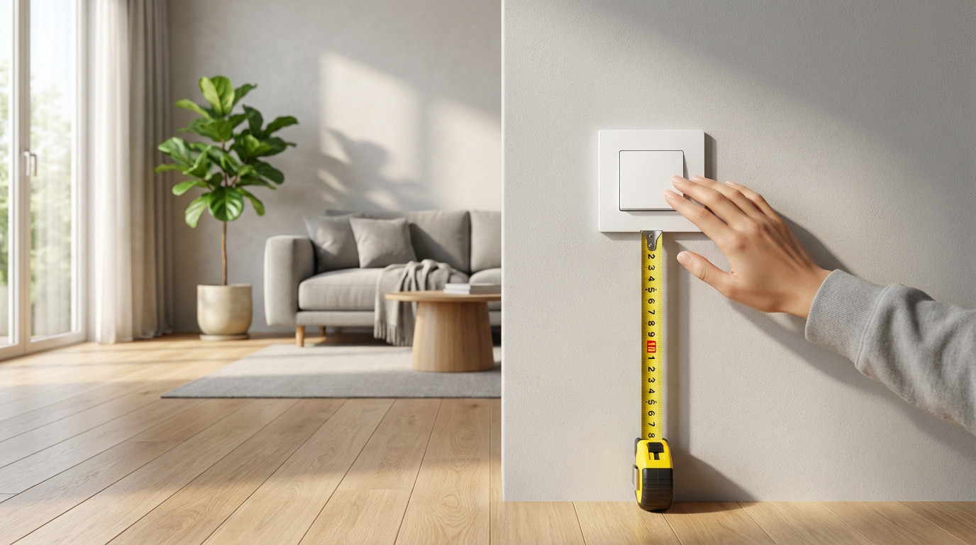 Hauteur des interrupteurs selon la norme NF C 15-100 pour une installation électrique conforme